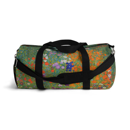 Cottage Garden by Gustav Klimt Duffle Bag