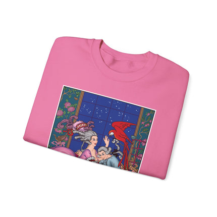 The Jealous Parrot by George Barbier Heavy Blend™ Crewneck Sweatshirt