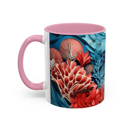 Enchanting Underwater Scene Colorful Mugs (11oz, 15oz)
