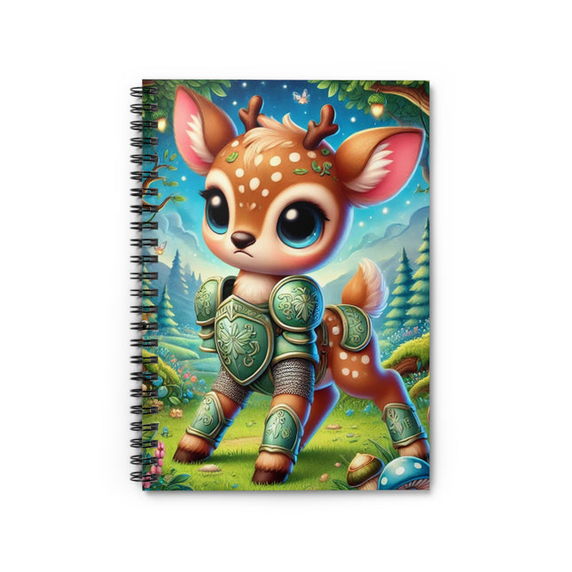 Fawn Defender Spiral Notebook - Ruled Line