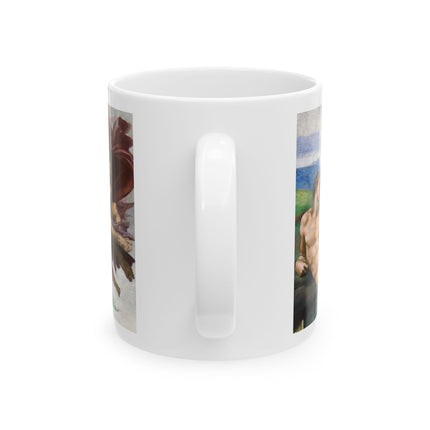 The Creation of Adam by Michelangelo Buonarroti Ceramic Mug (11oz, 15oz)