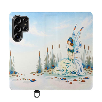 🧚🦋 The Jeweled Wing Fairy Flip Case – Art Deco Fairy Fantasy