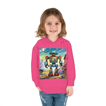 The Rusty Robot Toddler Pullover Fleece Hoodie