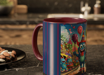 Monster Parade Madness Colorful Mugs (11oz, 15oz)