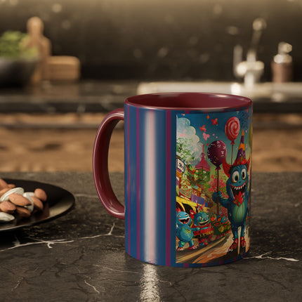 Monster Parade Madness Colorful Mugs (11oz, 15oz)