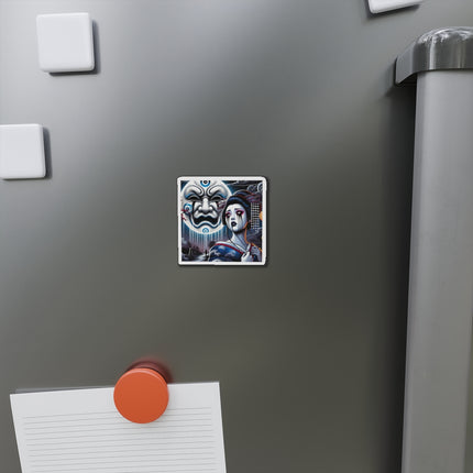 Geisha’s Black Ink Tears Die-Cut Magnets (5 Sizes)