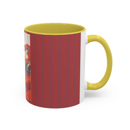 Les Coussins by Georges Lepape Colorful Mugs (11oz, 15oz)