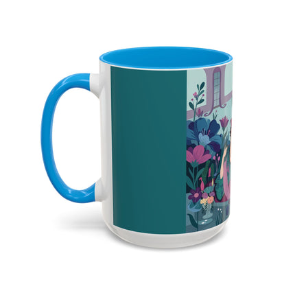 The Ladies Of The Secret Masquerade Colorful Mugs – Art Deco Floral Mystery