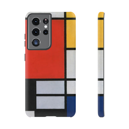 Composition with Red, Yellow, Blue, and Black by Piet Mondrian Phone Cases