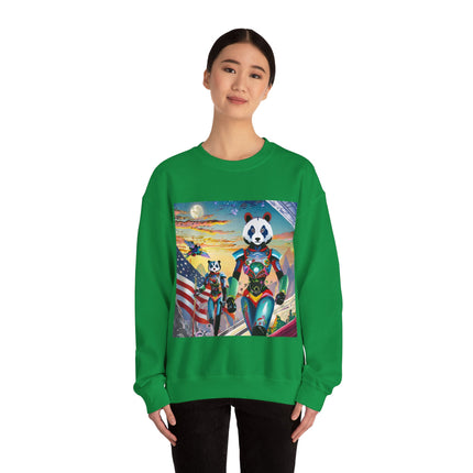Cyber Punk Robots Unisex Heavy Blend™ Crewneck Sweatshirt