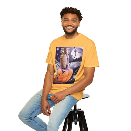 The Startled Pumpkin Unisex Garment-Dyed T-shirt