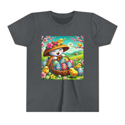 Geisha Kitten’s Easter Delight Youth Short Sleeve Tee