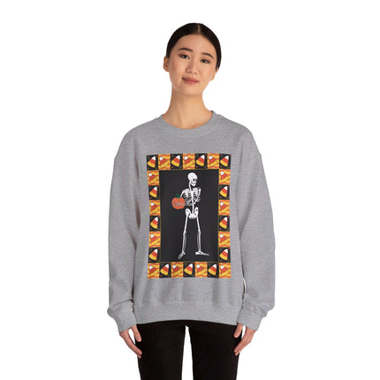Candy Corn Skeleton Unisex Heavy Blend™ Crewneck Sweatshirt