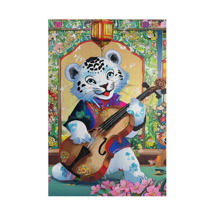 Melodies of the Snow Lion Cub Puzzle (110, 252, 520, 1014-piece)