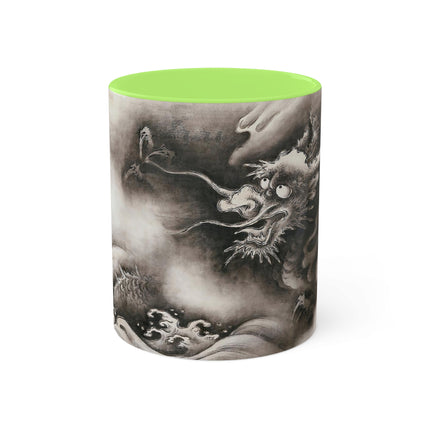 Japanese dragon by Yamada Dōa Colorful Mugs, 11oz