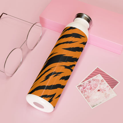 Classic Tiger Print Slim Water Bottle
