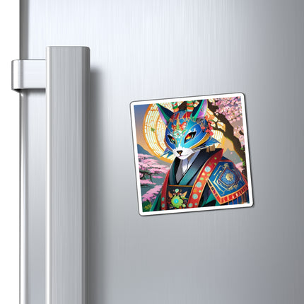 Cyberpunk Samurai Magnets (3 Sizes)