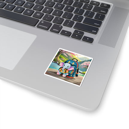 Baby Elephant Kiss-Cut Stickers (4 Sizes)