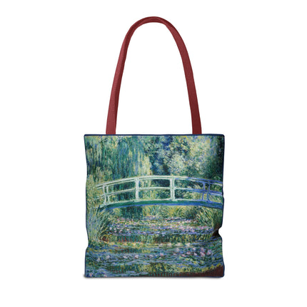Water Lilies and Japanese Bridge by Claude Monet Tote Bag (AOP)