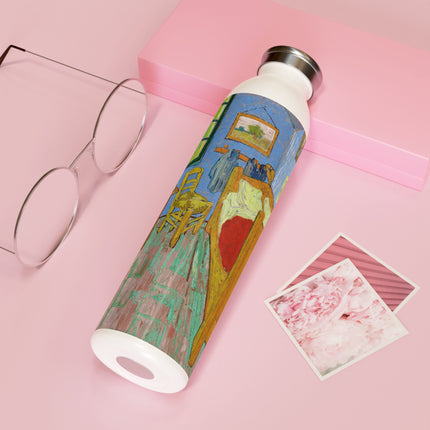 The Bedroom by Vincent van Gogh Slim Water Bottle