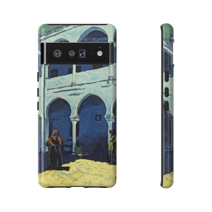 Courtyard of Moroccan Riad by George Gaudion Phone Cases