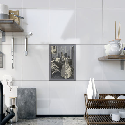 Piano and Singing by Fernand Siméon Ceramic Tile