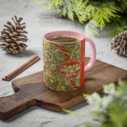 Chintz the Wandle Design by William Morris Colorful Mugs, 11oz