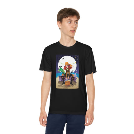 Moonlit Pirate Halloween Youth Competitor Tee