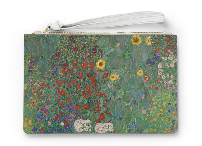 Farm Garden With Sunflowers Clutch Bag