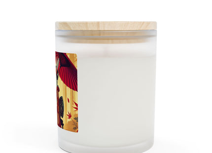 Theatrical Harvest Rabbit Frosted Glass Candle, 11oz