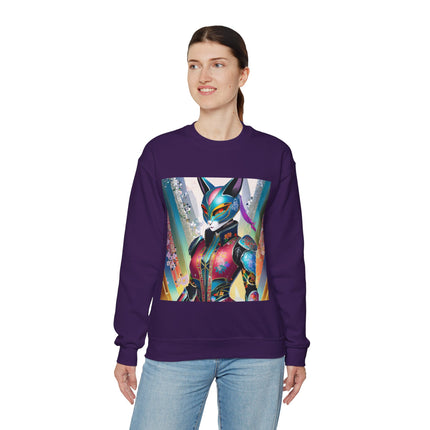 Cyberpunk Chic Unisex Heavy Blend™ Crewneck Sweatshirt