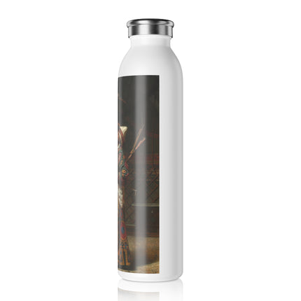 A Rich Kirghiz Huntsman with a Falcon by Vasily Vereshchagin Slim Water Bottle