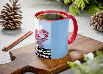 Goddess of the Swirling Sea Colorful Mugs (11oz, 15oz)