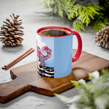 Goddess of the Swirling Sea Colorful Mugs (11oz, 15oz)