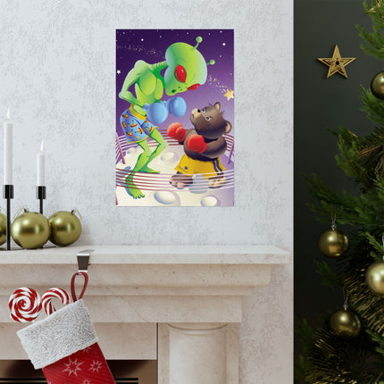 Cosmic Clash Premium Matte Vertical Posters