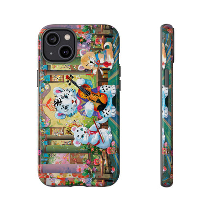 Melodies of the Snow Lion Cub Phone Cases