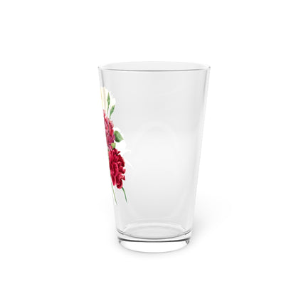 Carnation Botanical Illustration by Pierre-Joseph Redouté Glass, 16oz