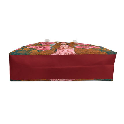 🌸👑 The Imperial Rose Blossom Empress Weekender Bag – Art Deco Floral Elegance