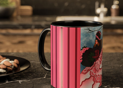 Winter Rose Empress Colorful Mugs (11oz, 15oz)