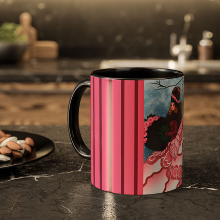 Winter Rose Empress Colorful Mugs (11oz, 15oz)