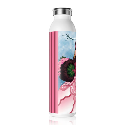 Winter Rose Empress Slim Water Bottle