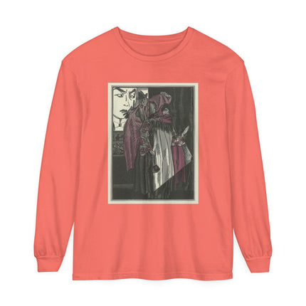 L’écran by Fernand Siméon Garment-dyed Long Sleeve T-Shirt