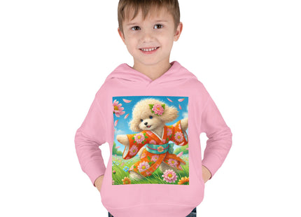 Chrysanthemum Meadow Play Toddler Pullover Fleece Hoodie