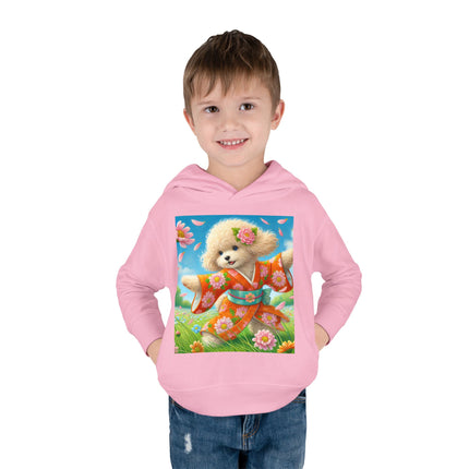 Chrysanthemum Meadow Play Toddler Pullover Fleece Hoodie