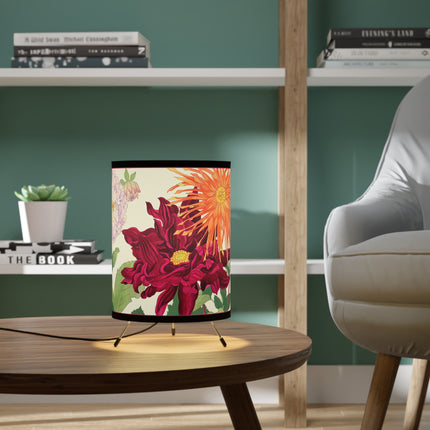 Dahlia Flower by Tanigami Kônan Tripod Lamp