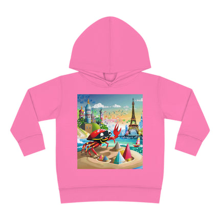 Crab Architect Toddler Pullover Fleece Hoodie