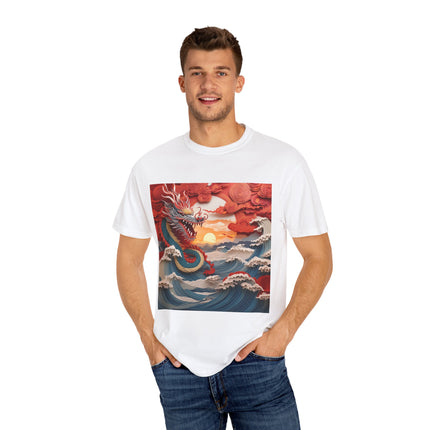 Emergence of the Dragon Unisex Garment-Dyed T-shirt