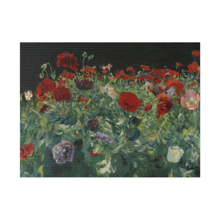 Poppies (A Study of Poppies for Carnation, Lily, Lily, Rose) by John Singer Sargent Matte Canvas, Stretched, 0.75"