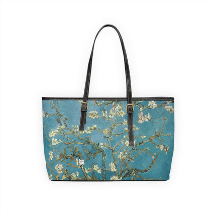 Almond Blossom by Vincent van Gogh PU Leather Shoulder Bag