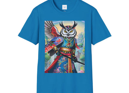 Cyberpunk Samurai Owl Softstyle T-Shirt